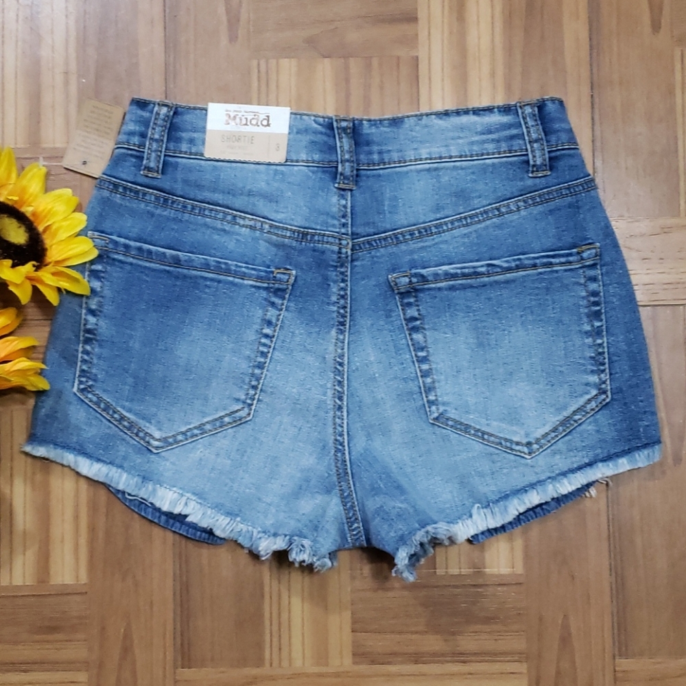 MUDD high rise shortie shorts
